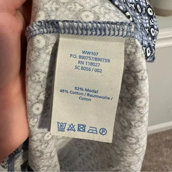 Boden Blue Printed Sexy Cotton Mini Dress XSP - Picture 7 of 10